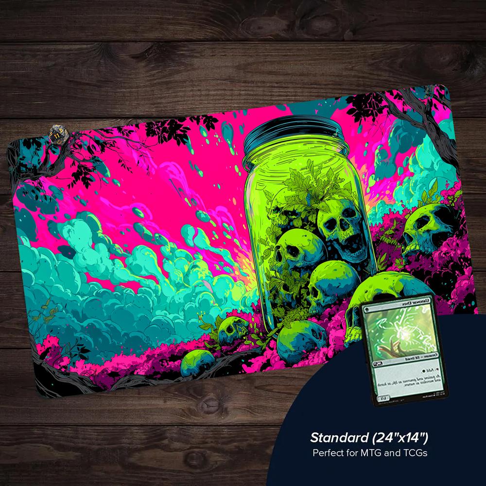 Door Mat Blank - Neon Jungle ve Skull Bottles TCG